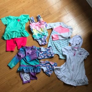 5 12-18 month girls swimsuits